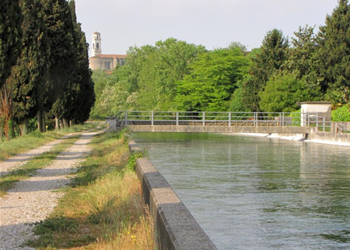 Vista del Canale Virgilio ad oggi